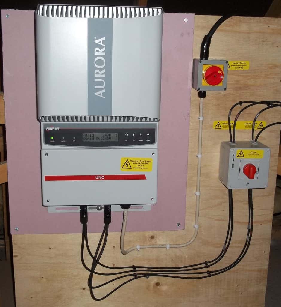 Solar PV Inverter in Loft